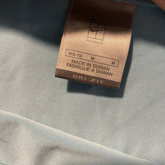 Nike Skirt Womens Medium Dri Fit Light Blue Mid Rise Active Stretch Tennis Gym - Picture 4 of 8